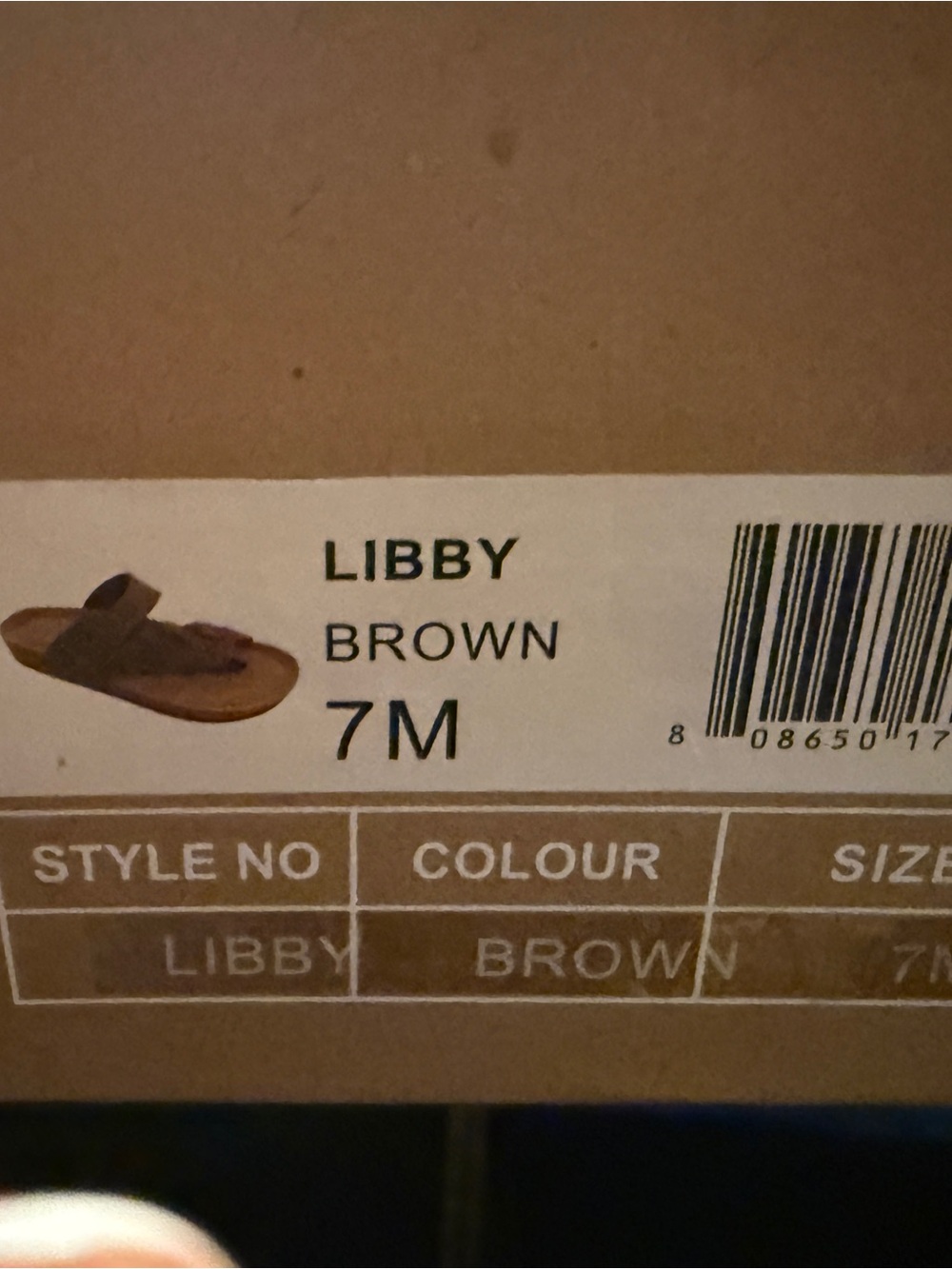 Libbey Brown Men's Casual Slide Sandals - Size 7M